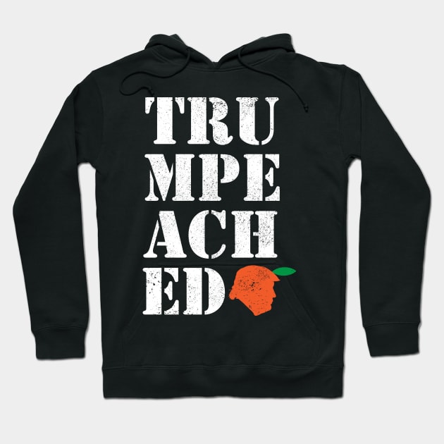 Trumpeached Trump Political Impeachment Hearing Hoodie by BraaiNinja